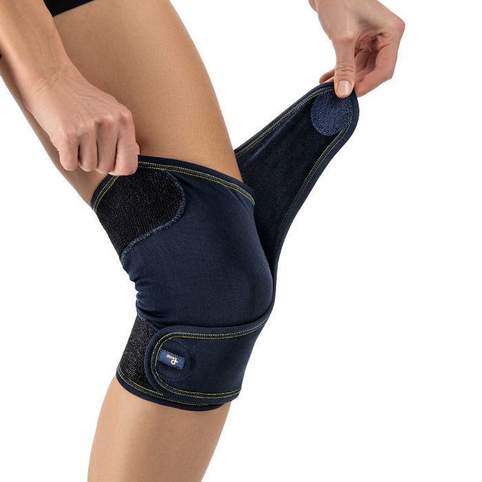 Ginocchiera elastica regolabile
