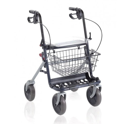 Rollator pieghevole in acciao verniciato – 4 ruote – Dyone