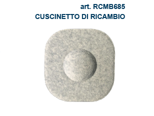 Cuscinetto di ricambio fascia per ernia ombelicale e addominale