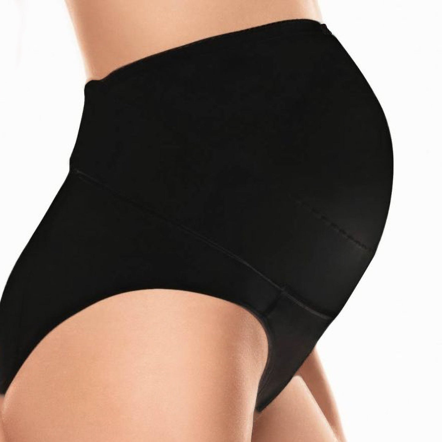 Guaina Gravidanza in Modal Morbido e Traspirante Nero