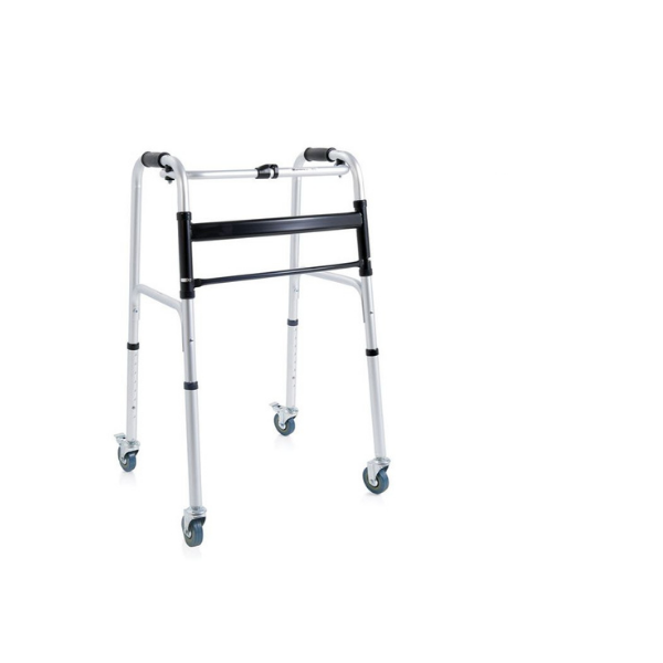 4 ruote piroettanti di cui 2 con freno Ø 7,5 cm – Click