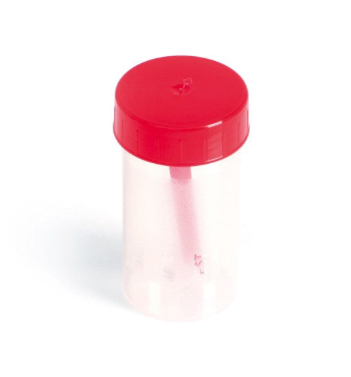 Contenitore sterile in polipropilene – Per feci 60 ml