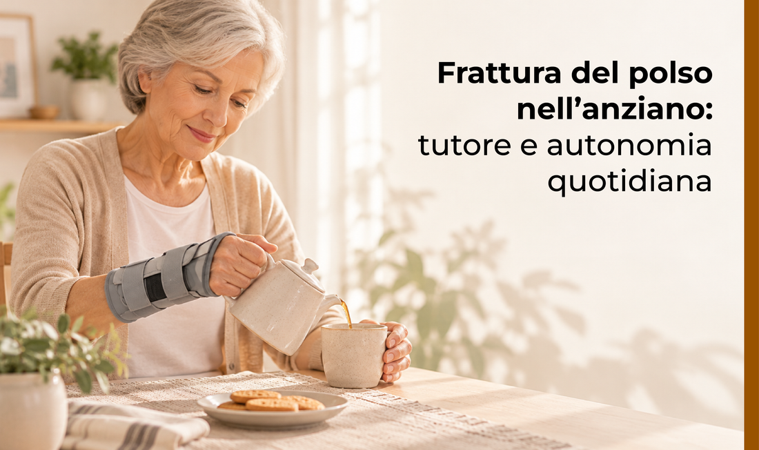 Frattura del polso nell’anziano: tutore e autonomia quotidiana