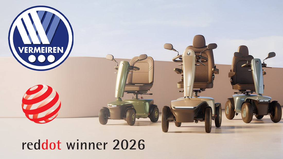 VERMEIREN conquista tre Red Dot Award 2026: il design degli scooter per anziani cambia volto