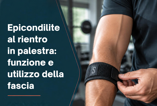 Epicondilite al rientro in palestra: funzione e utilizzo della fascia