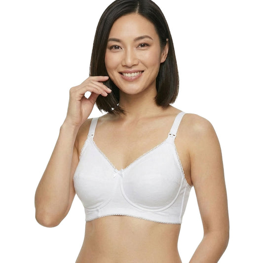 Reggiseno Allattamento Cotone Coppa B Bianco