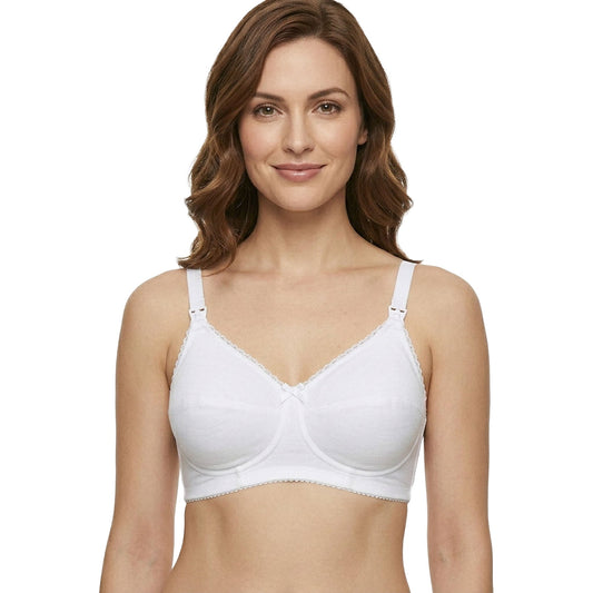 Reggiseno Allattamento Cotone Coppa C Bianco