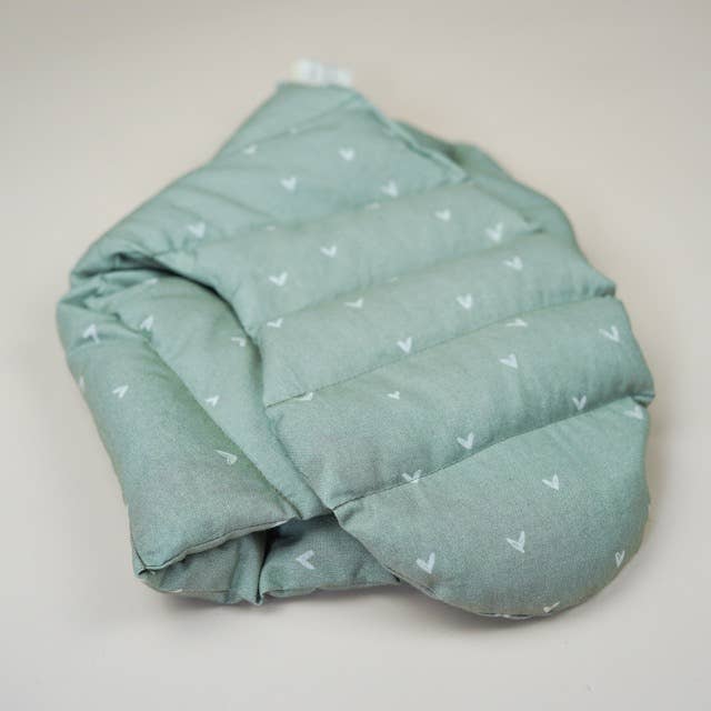 Cuscino termico riempito con farro - Cuscino per il collo al farro Matcha