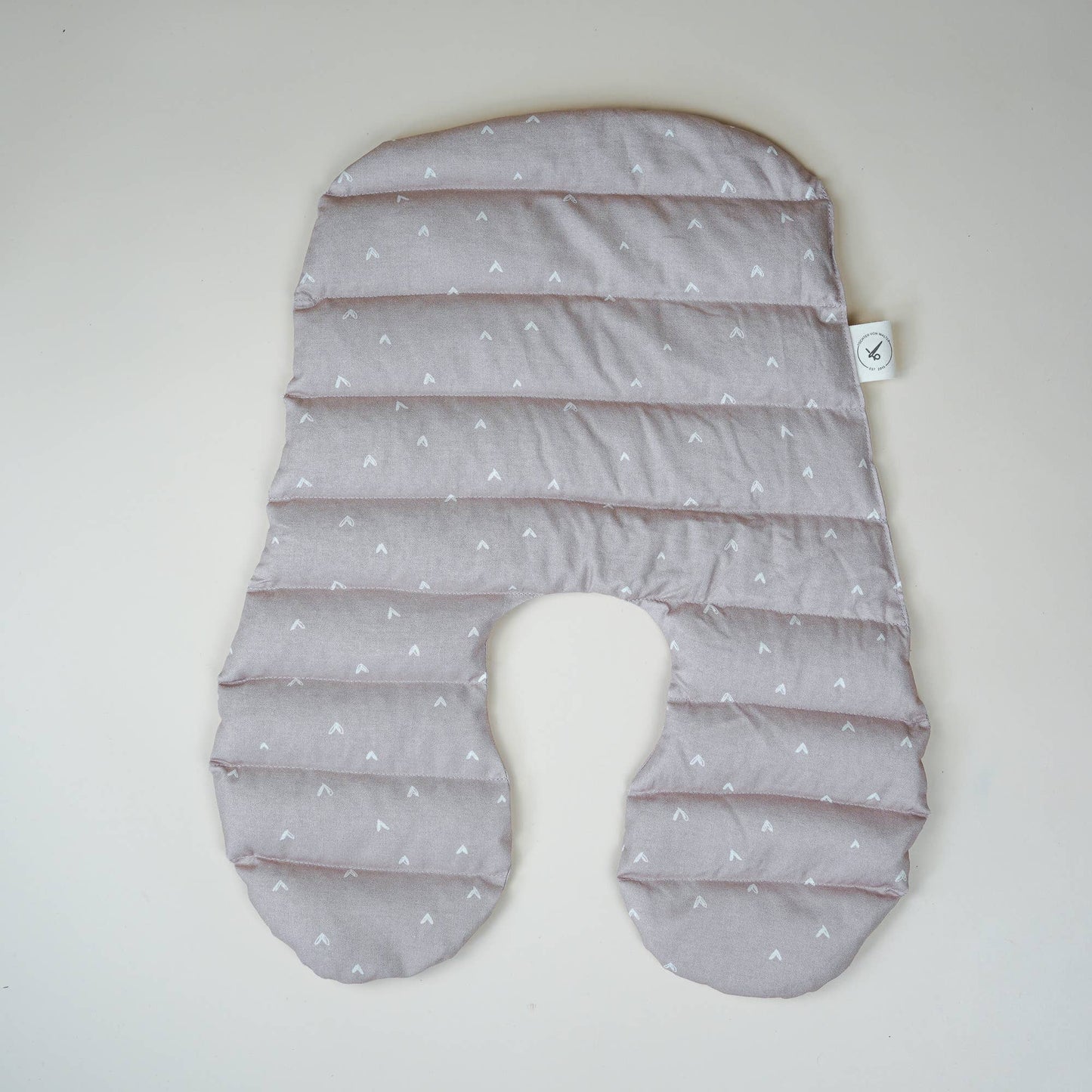 Cuscino termico riempito con farro per il collo cuscino di farro rosa