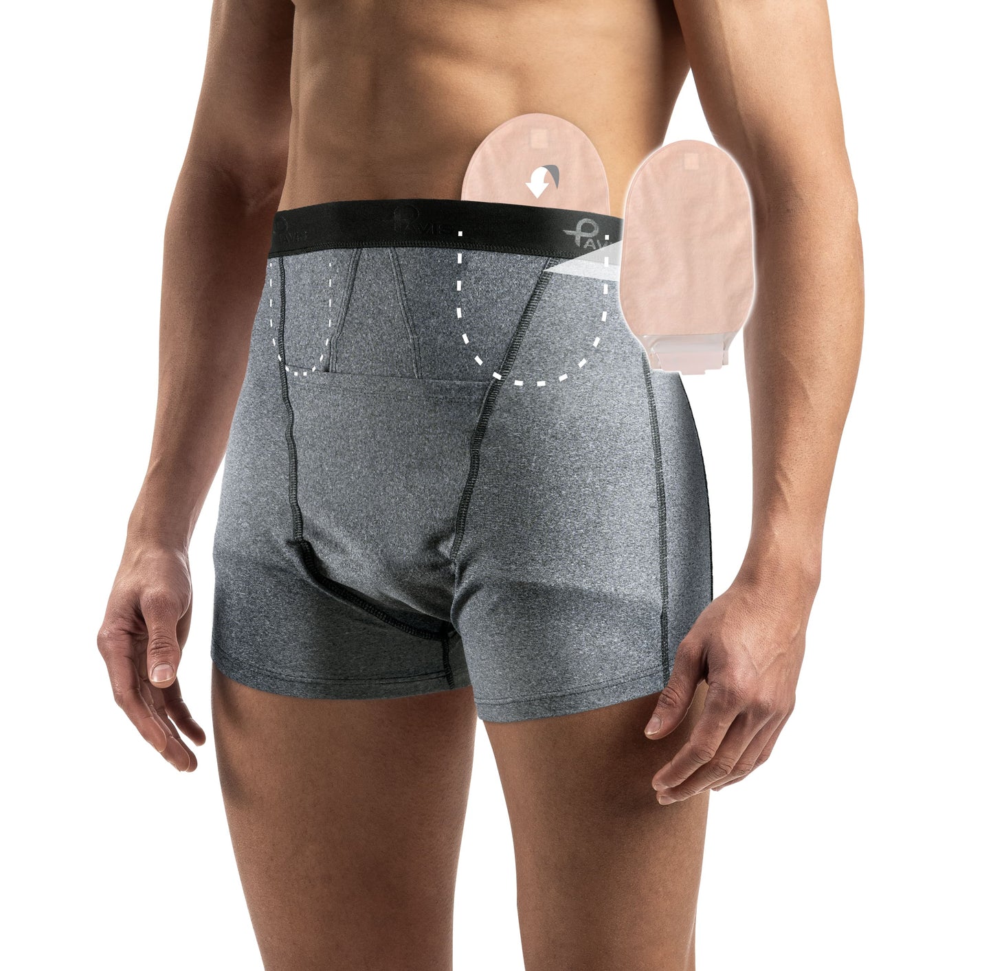 Boxer per stomia da uomo