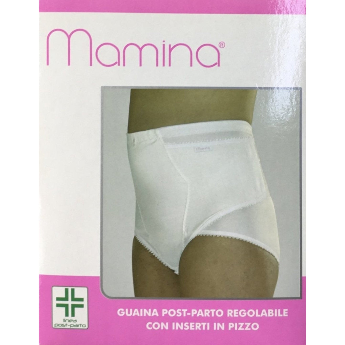 Linea Mamina Guaina Post-parto Regolabile Con Inserti In Pizzo  Art. Z9109