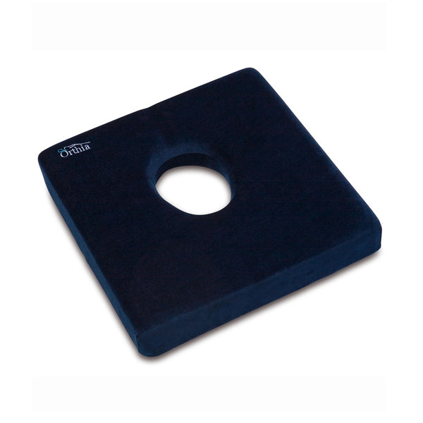 Cuscino quadrato con foro