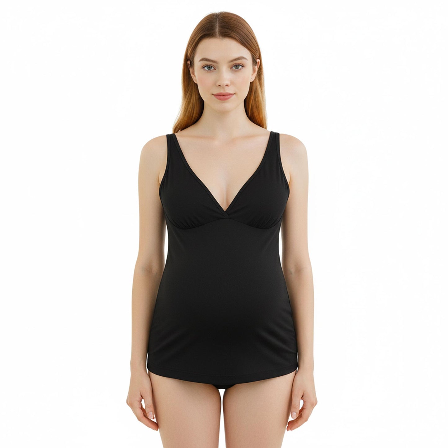 Canotta gestante ed allattamento Bamboo Nero