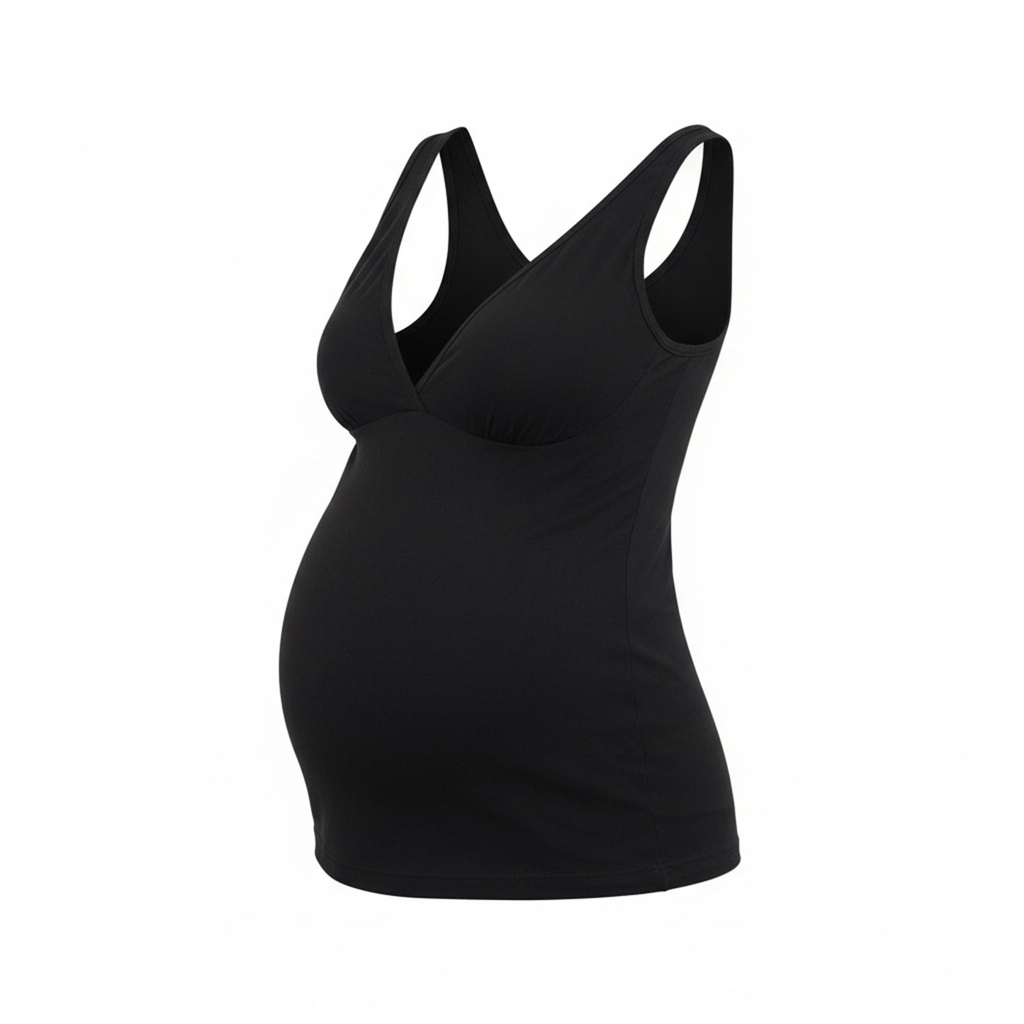 Canotta gestante ed allattamento Bamboo Nero