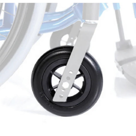 Ruote anteriori imperforabili CLA216 per carrozzina ARDEA ATMOS (coppia) - Ø 15 cm