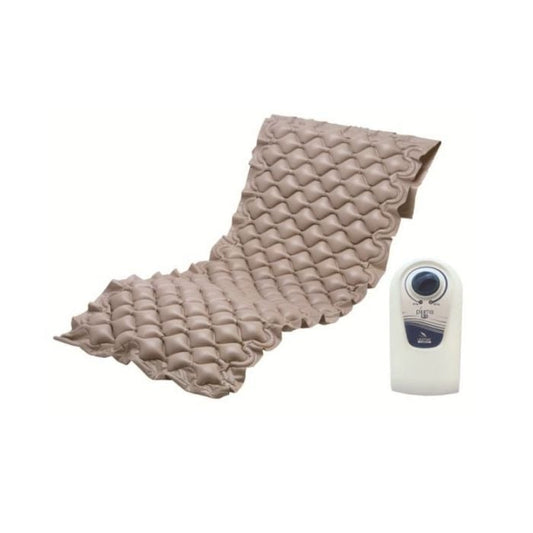 Kit antidecubito a ciclo alternato Piuma Up – Materasso a bolle in PVC – H 7,6 cm con 130 celle – Compressore con regolazione
