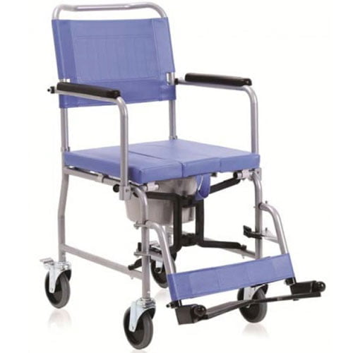 Sedia comoda pieghevole con 4 Ruote piroettanti