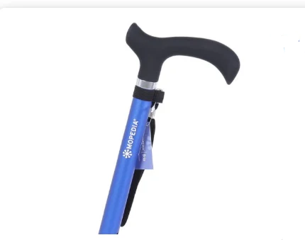 Bastone in alluminio monocromatico con manico Derby in ABS e TPR – Brio