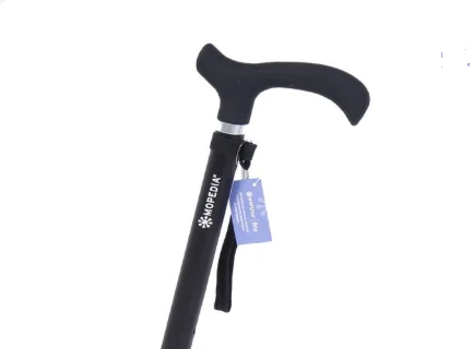 Bastone in alluminio monocromatico con manico Derby in ABS e TPR – Brio