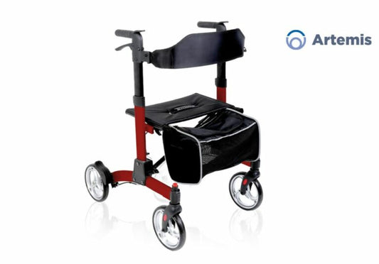 Rollator Pieghevole MORETTI RP553 ARTEMIS – Leggero, Resistente e Salvaspazio