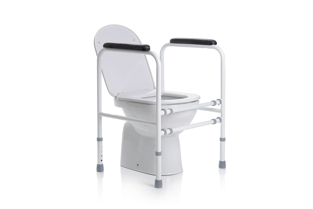 Sostegno per WC in acciaio verniciato – Regolabile in altezza – Serie Onda