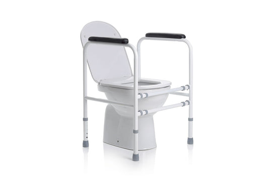 Sostegno per WC in acciaio verniciato – Regolabile in altezza – Serie Onda