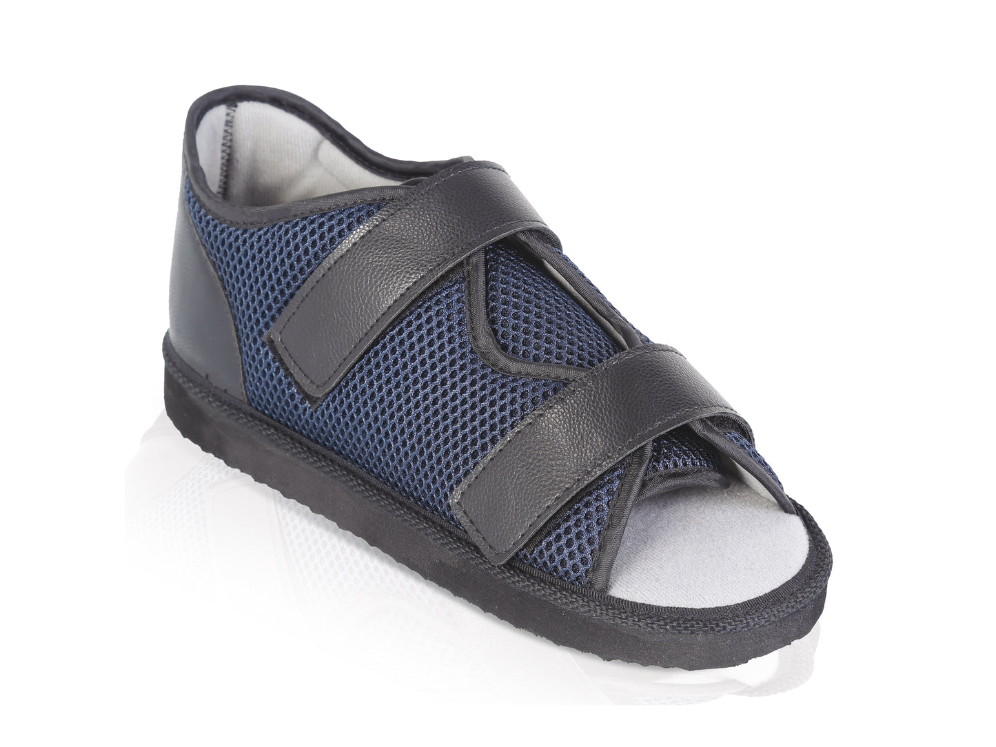 Calzature post operatorie – Punta aperta suola rigida