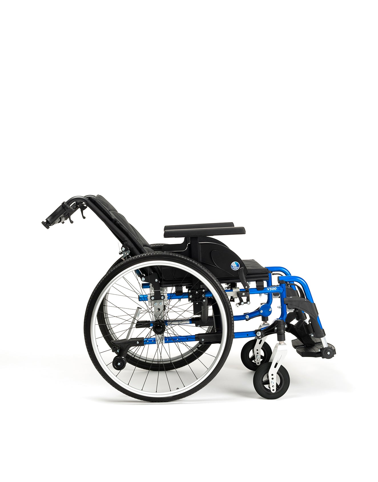 Carrozzina leggera con schienale reclinabile 30°- MOD. V500-30°