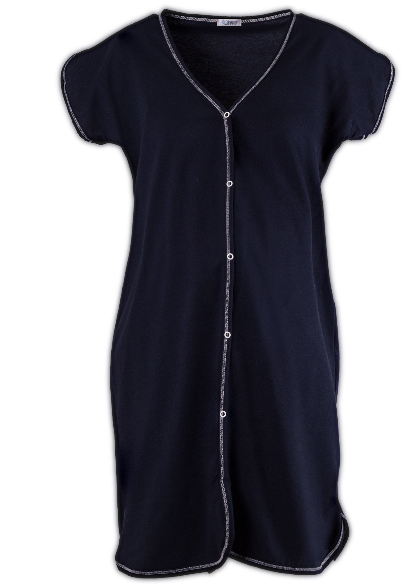 Camicia da parto Blu