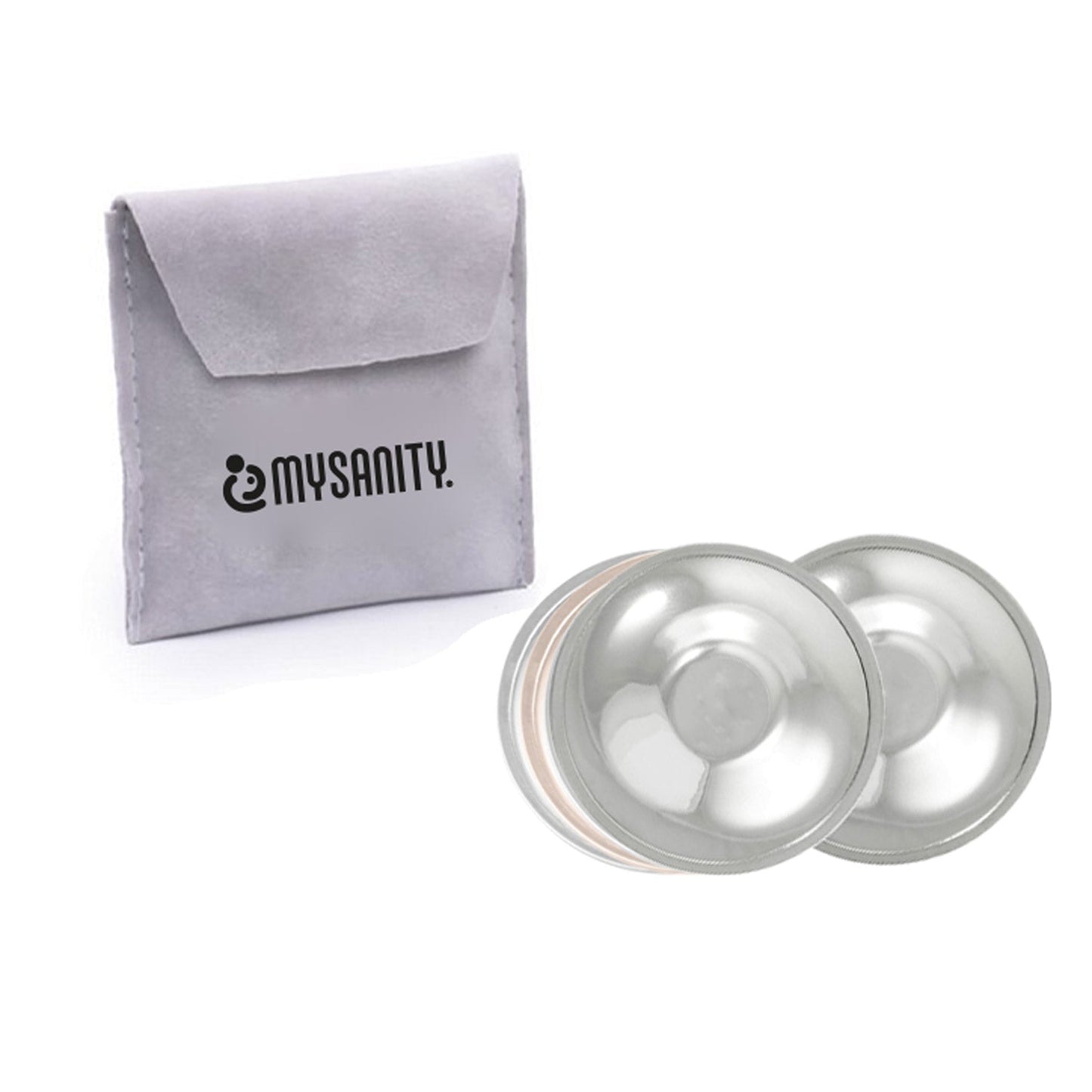 Coppette paracapezzoli in argento trilaminato.