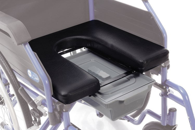 Seduta rigida con WC per carrozzine