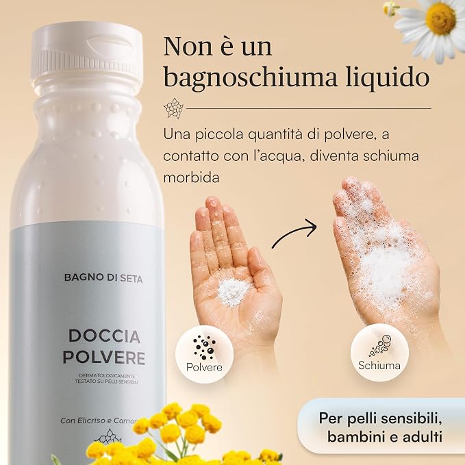 Doccia in polvere