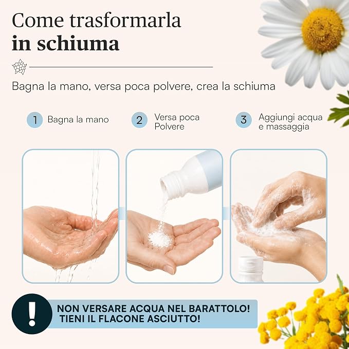 Doccia in polvere