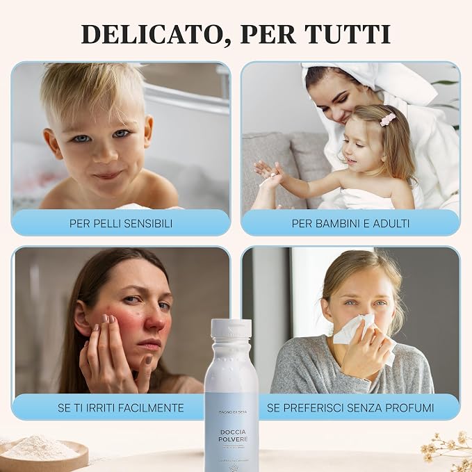 Doccia in polvere