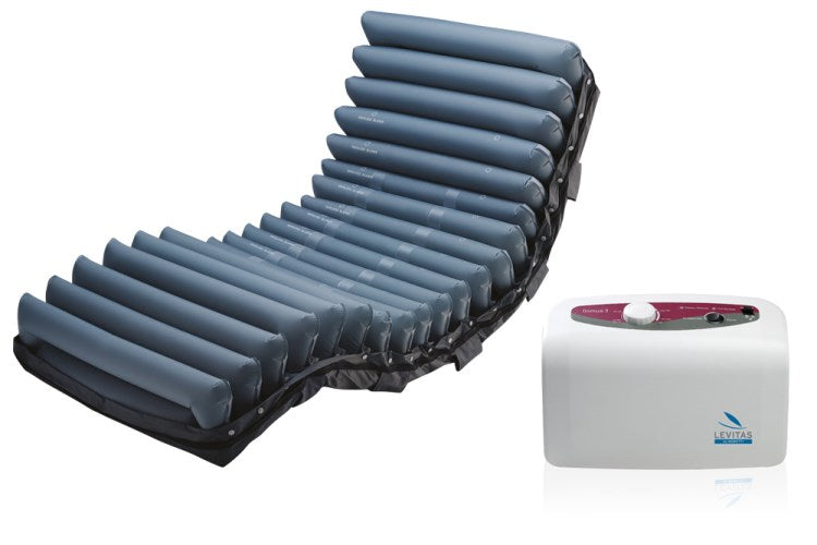 Kit antidecubito a ciclo alternato DOMUS 3 – Materasso Nylon® + TPU traspirante/ impermeabile – H 20,3 cm a 20 elementi intercambiabili e compressore con regolazione
