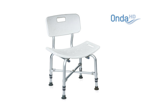 Sedile per doccia con schienale – Serie Onda HD