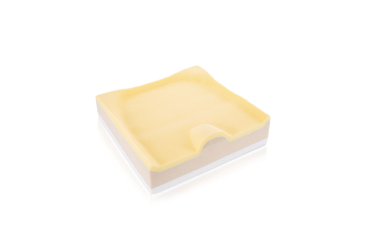 Cuscino anatomico composito con base rigida – Fodero amovibile mediante cerniera in dotazione