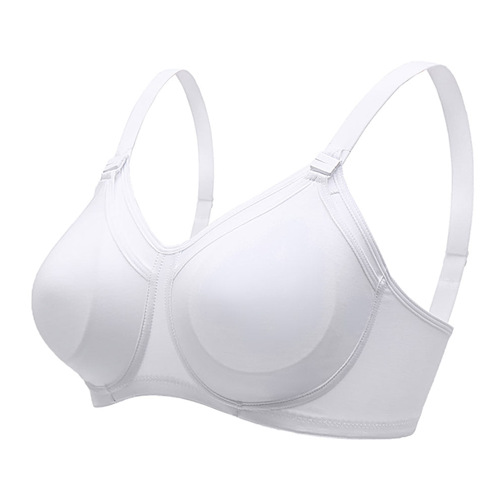 Reggiseno Allattamento Cotone Preformato Coppa C Bianco