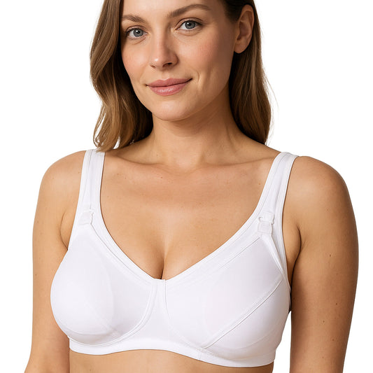Reggiseno Allattamento Fibra Cava Coppa C Bianco