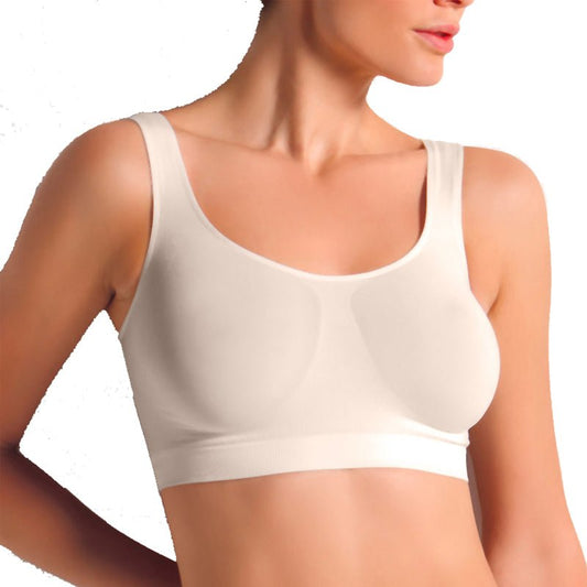 Reggiseno Premaman Comfort senza cuciture Cipria