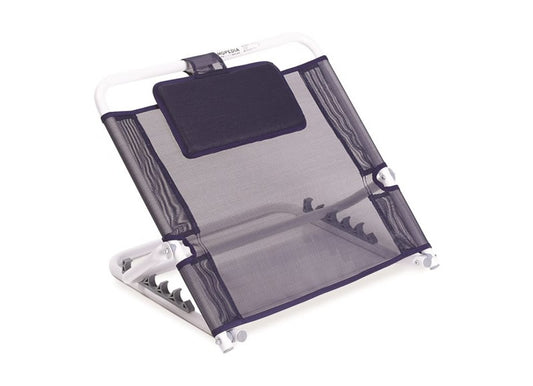 Reggicuscino rivestimento in Nylon con poggiatesta imbottito – In tubi di acciaio verniciato Bianco