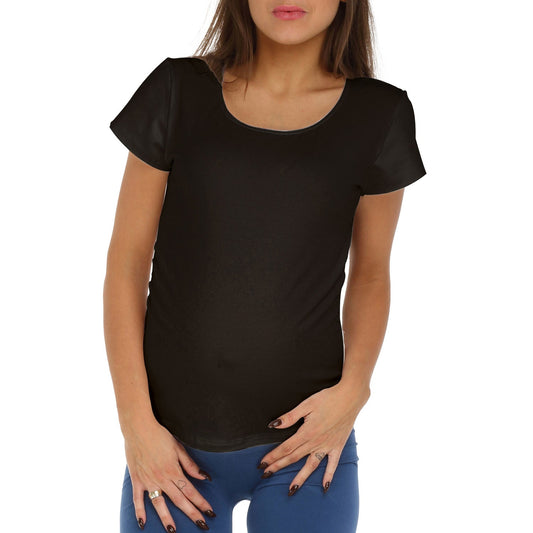 Shirt Gravidanza Modal bielastica Nero