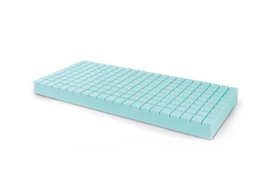 Materasso in poliuretano espanso – Sezione unica – Tronco piramidale – Non foderato – LATEX FREE