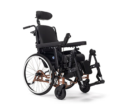 Seggiolone polifunzionale regolabile elettricamente  INOVYS II-E Evo - versione con ruote da 24'' estraibili