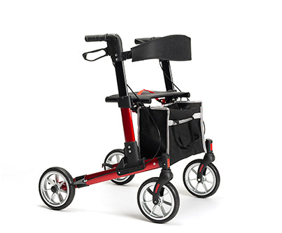Rollator leggero a 4 ruote in alluminio MOD. QUAVA